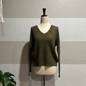 Backless sweater